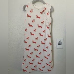 Kyte Baby Sleep Sack Small 0-6m TOG 1.0 Corgi Print